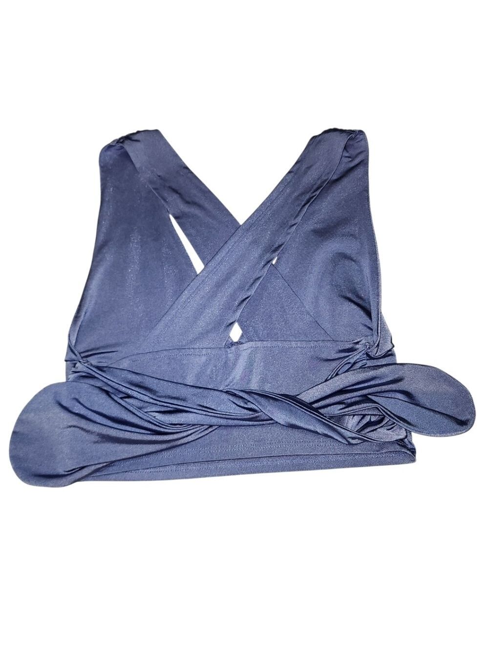 Urban Outfitters Blue Cropped Top Small - Picture 3 of 7